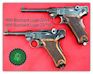1899/29 Borchardt Luger 22/V4 and 1899/00 Borchardt Luger 23/7597, left side
