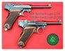 1899/29 Borchardt Luger 22/V4 and 1899/00 Borchardt Luger 23/7597, right side