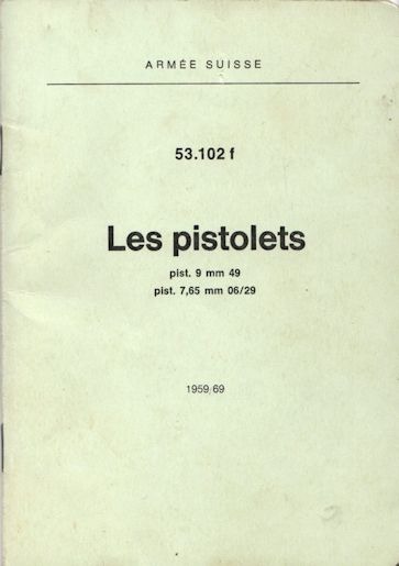 1959/69 Swiss Ord. owner's (P06/29) manual