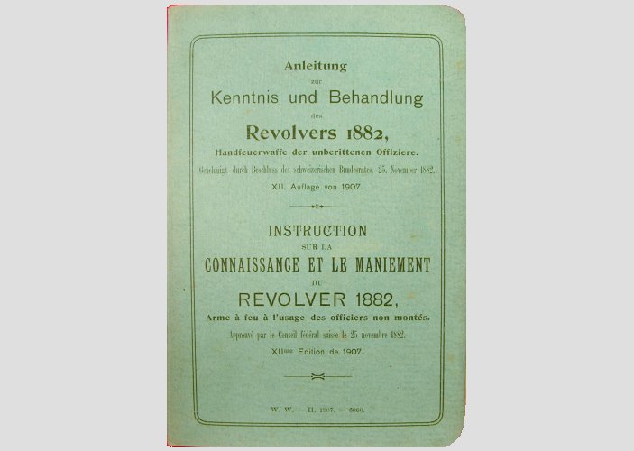 Swiss 1882 revolver manual, ed 1907