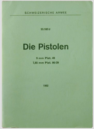 1962 Swiss Ord. owner's (P06/29) manual